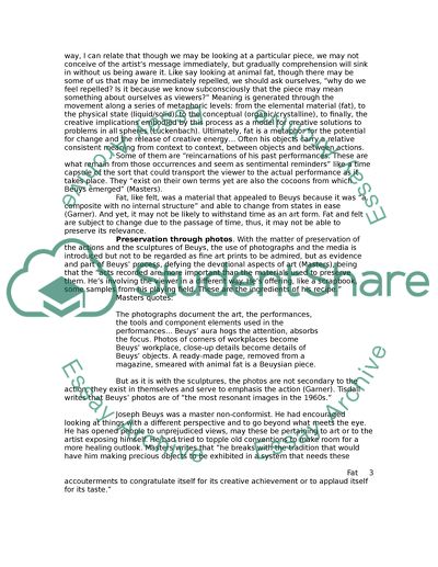 Joseph Beuys - Into Fat