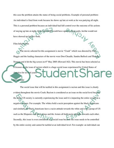 Social Issues and Personal Problems in Film