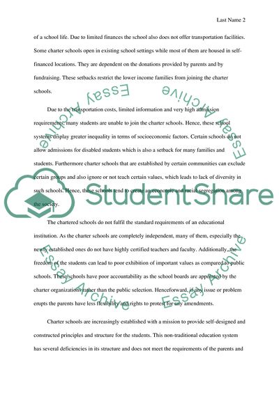 Why I disagree with chartered schools