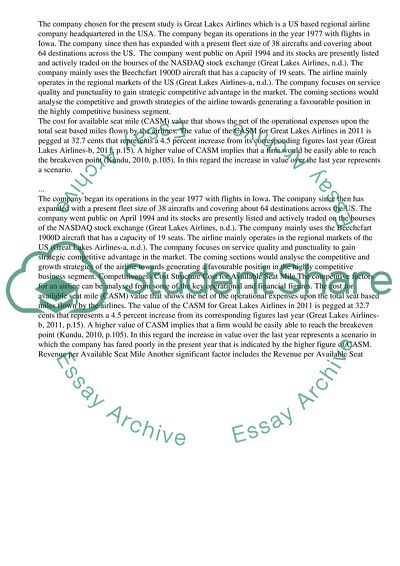 Regional airline management