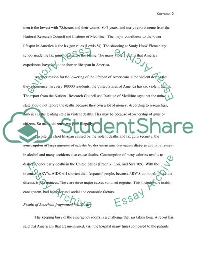 America Needs a National Health Care System