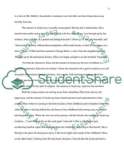 Uncle Toms Cabin and Surfacing Book Report/Review