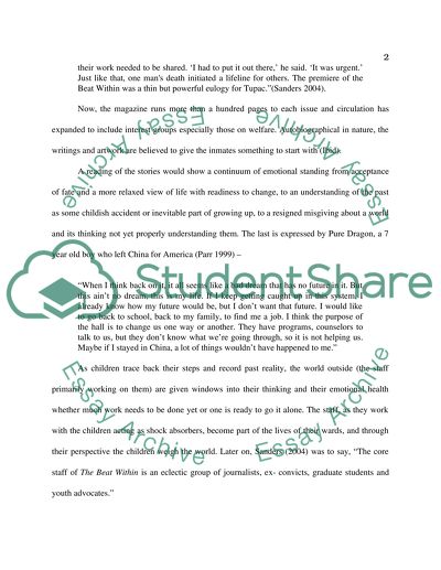 The Beat Within vs. Mother Jones