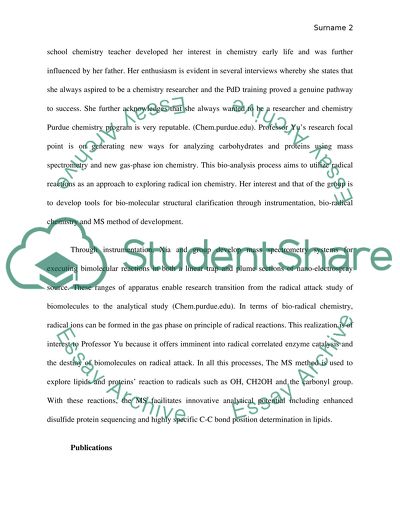 Written Report for Professor in Chem Department (new gas-phase ion chemistry and mass spectrometric )
