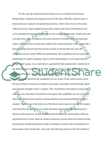 Patient expierence undergoing surgery