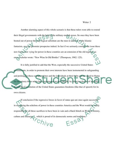 Analysis of International Politic