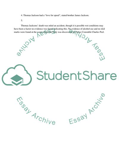 The Case of Thomas Jackson