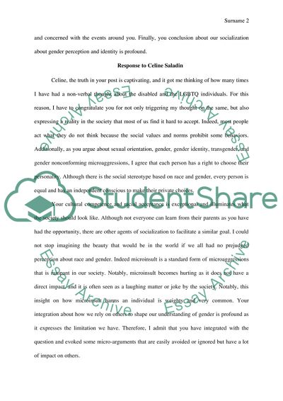 Respond to 2 students papers