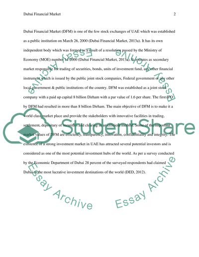 Dubai Financial Market