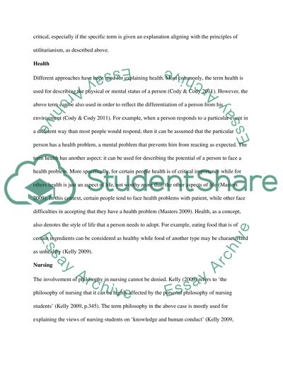 Philosophy of Nursing, Nurse Educator