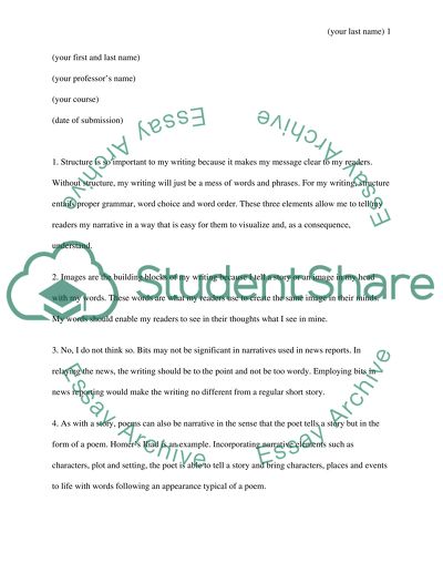 The Structure of Writing