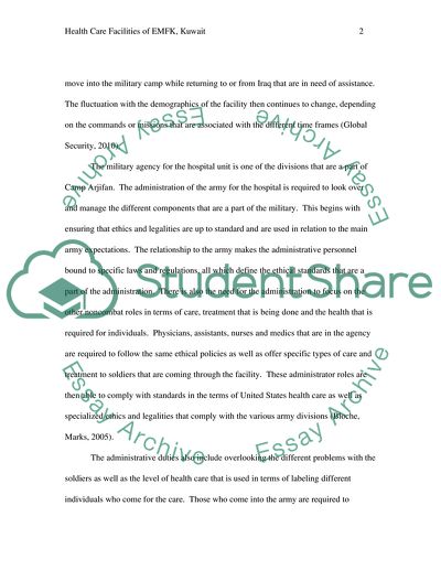 The Excellence Health Care and Quality Patient Care at EMFK Kuwait Naval Hospital