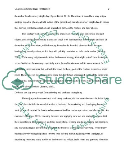 Unique Marketing Ideas for Realtors