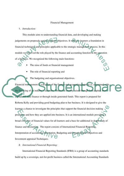 The understanding financial data, and developing and making judgements on proposals against strategic objectives