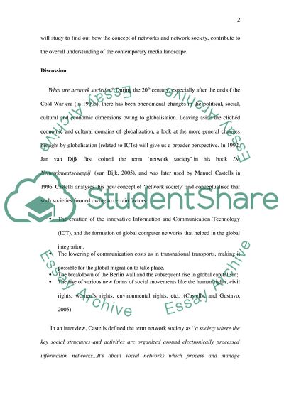 Understanding of the Contemporary Media Landscape