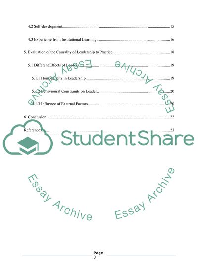 Experiential Leadership