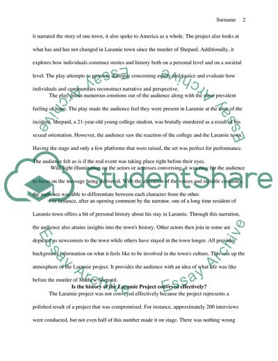 The History behind Moises Kaufmans Classic Play The Laramie Project