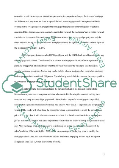 Law of Property Issues