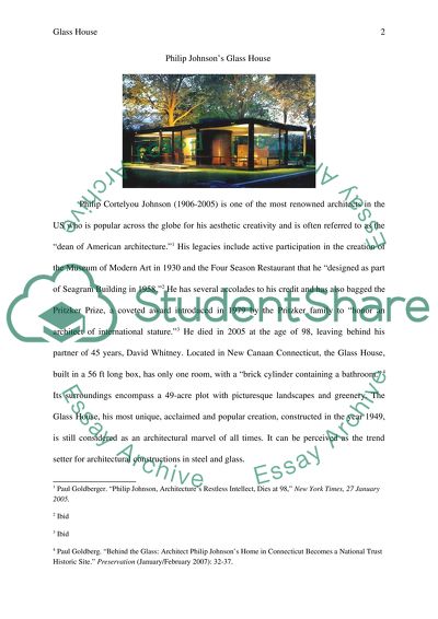 Philip Johnsons Glass House