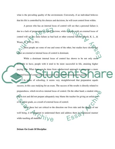 Methods of Discipline in Education