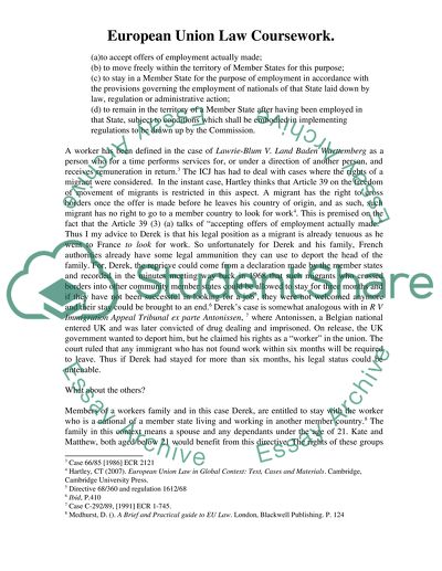 Analysis of Deportation Law Case