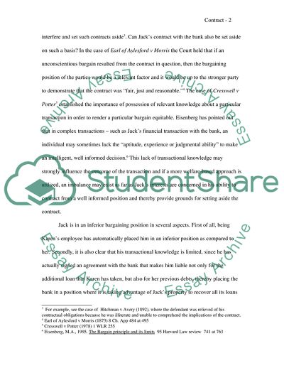 Inequity in Bargaining Contracts