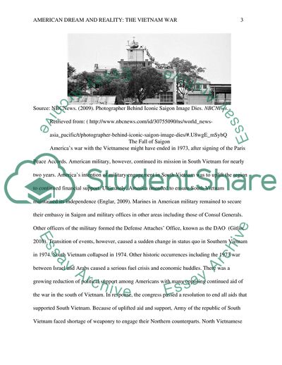 American Dream and Reality: The Vietnam War