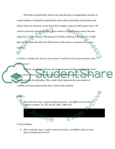 Major Questions in Statistics