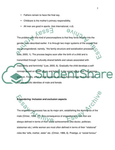 The Engendering Process