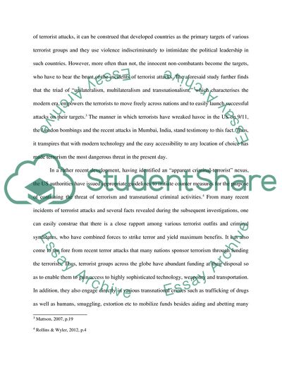 Terrorism: The Major Threat to Global Security in Modern Times