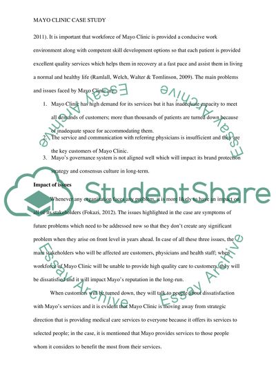 Mayo Clinic Case Study