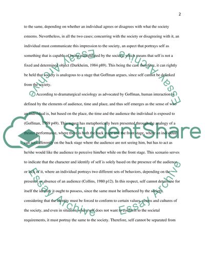 Is Society Analogous to a Stage as Goffman Argues