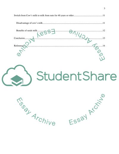 Seeds Milk Rather Than Cows Milk