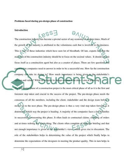 The Role of the UK Government Procurement Guidance in Achieving Excellence in Construction