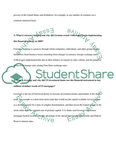 Define the Concept and Give an Appropriate Historical or Substantive Example