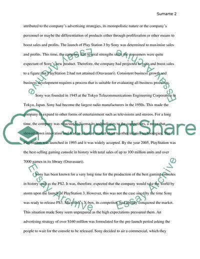 Image-Making Strategy of PlayStation Company