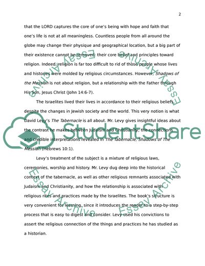 The Tabernacle: Shadows of the Messiah