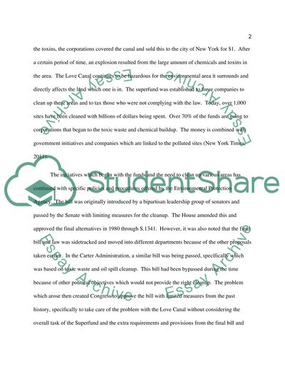 Environmental Harm, The Superfund