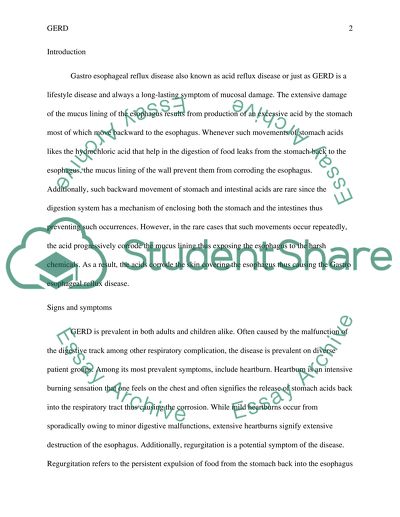 Signs and Symptoms of Gastroesophageal Reflux Disease