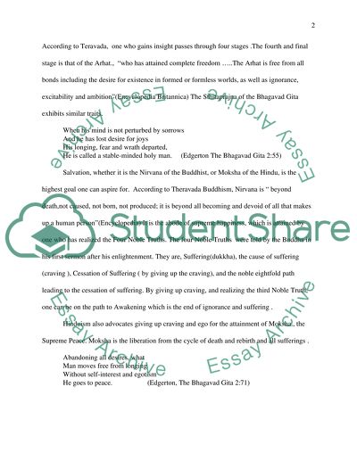 Compare and contrast salvation and the self