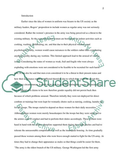 Women In the US Army