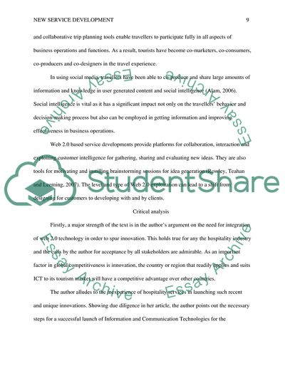 The Web 2.0 Platforms in the Hospitality and Tourism Industry by Marianna Sigala