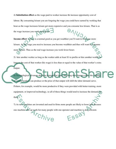 The economics of labor market