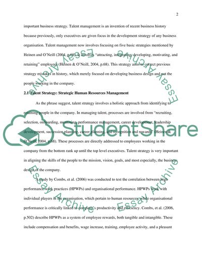 Individual Performance as Key to Organisational Performance