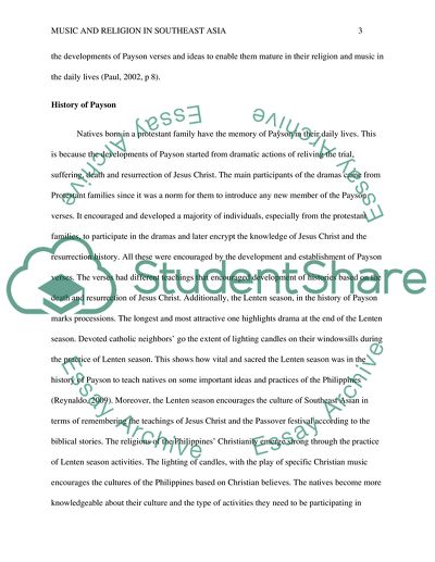 Music and Religion in Southeast Asia