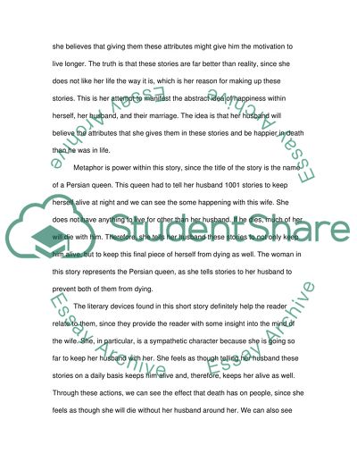 Charles Baxters Scheherazade