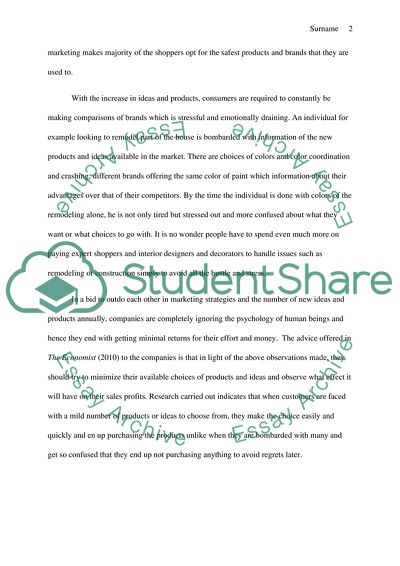 Position 9: do new business models result in great consumer of products and ideas