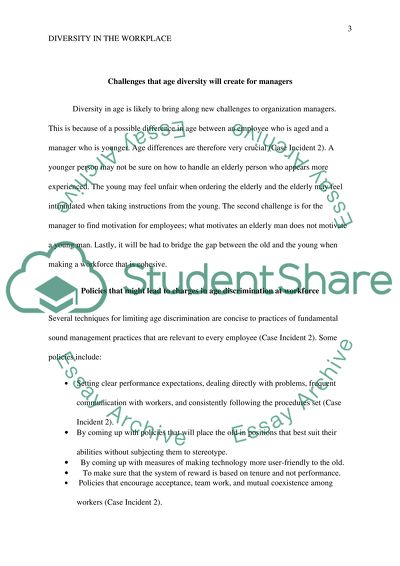 Diversity in the workplace/ The Treasure Trove of the Aging Workforce