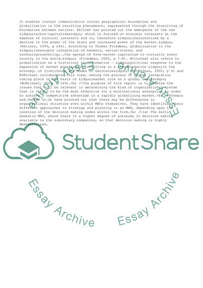 Multinational Enterprises