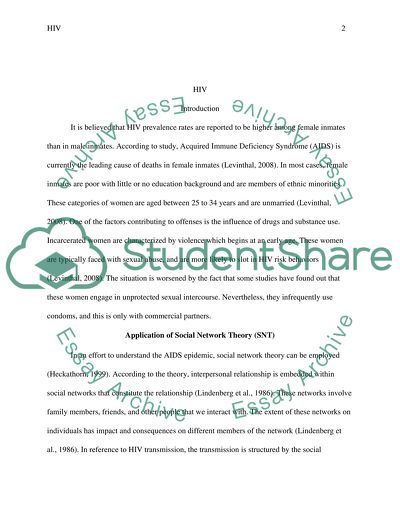 The Issue of Drug and HIV